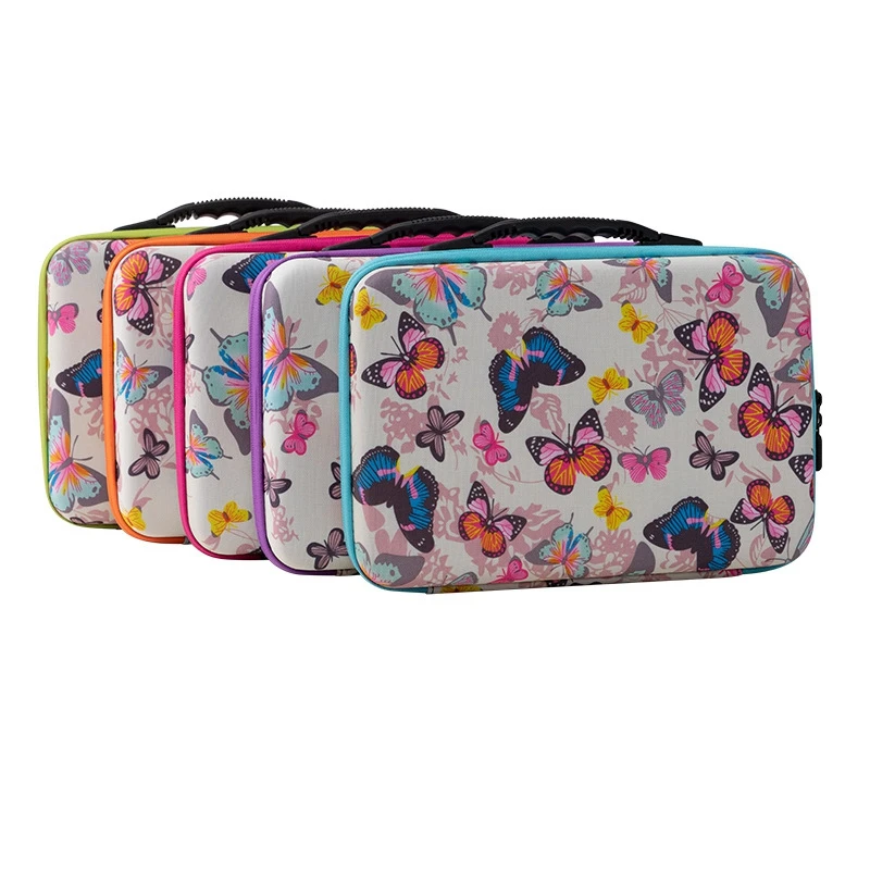 

60 Bottles Diamond Painting Accessories Container Storage Bag Box Suitcase 5D Butterfly Embroidery Tool Handbag