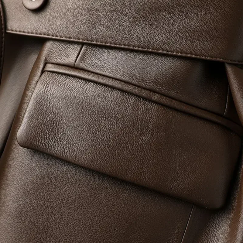 Высококачественная овечья кожа с ремешками Haining кожаное пальто женский