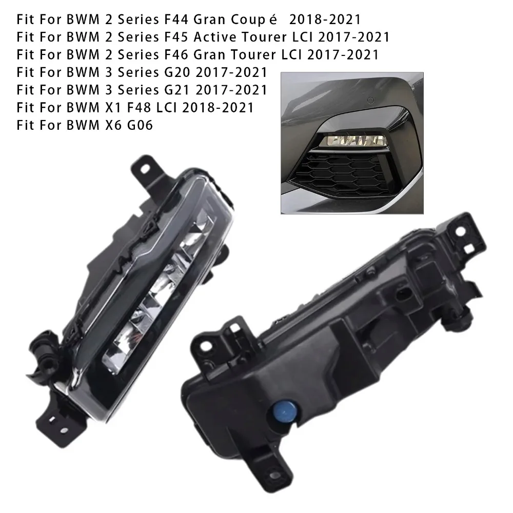 Фото Светодиодные противотуманные фары для переднего бампера BMW G20 G21 X1 F48 LCI F45 F46 63178089526 №1