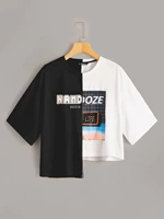 rapcopter y2k trim button crop top short sleeve knitted t shirt prepply cute square collar pullovers women summer korean tee 90s