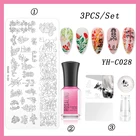 Набор для стемпинга ногтей ROSALIND, шаблон для дизайна ногтей с изображением животных, сделай сам, Художественная печать, окрашенный стальной УФ-гель, скребок для ногтей, набор штампов