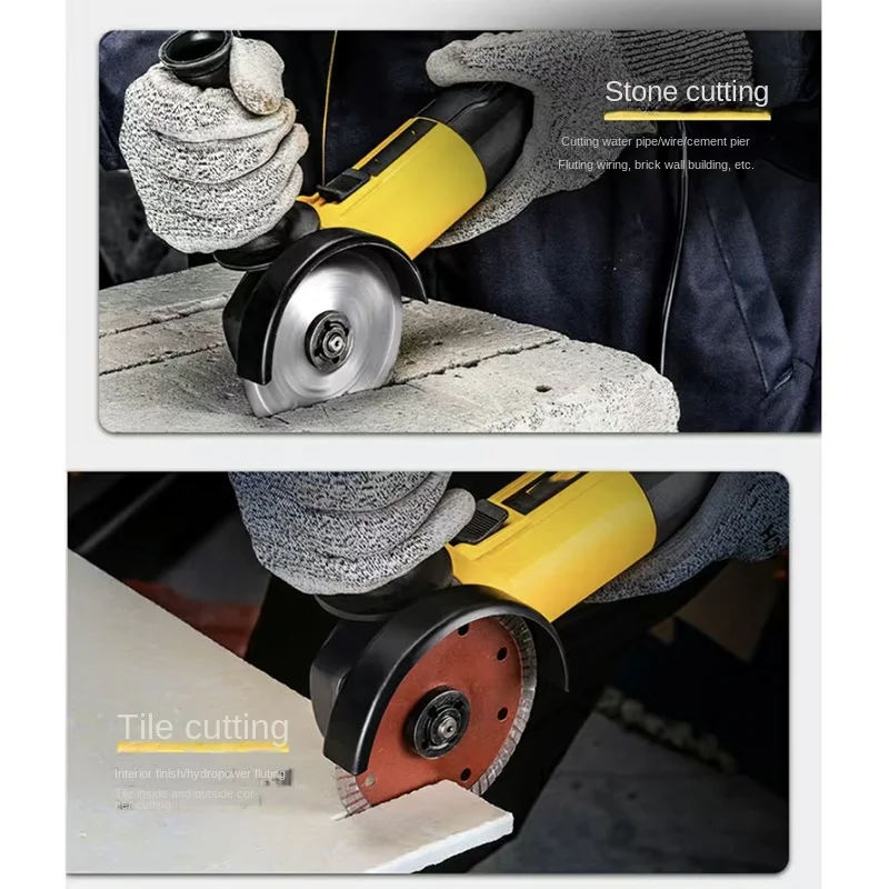 Электрическая угловая шлифовальная машина 800 Вт 100 мм 3000-10000 об/мин