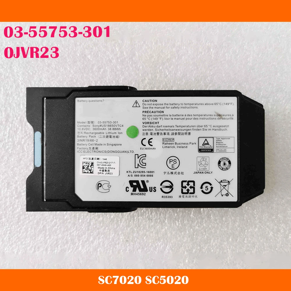

03-55753-301 For DELL SC7020 SC5020 Storage Controller Battery 0JVR23 JVR23 High Quality Fast Ship