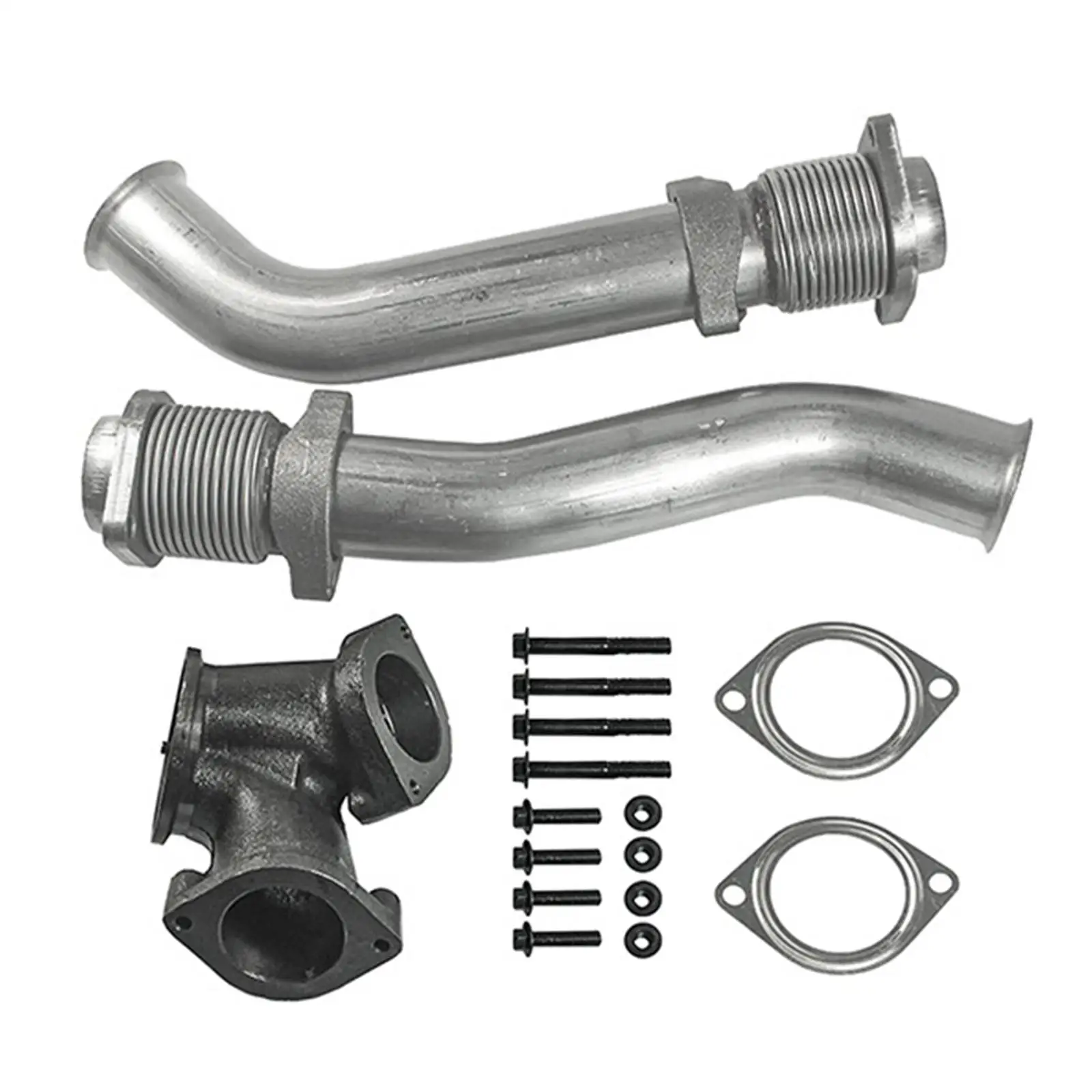 

Turbocharger up Pipe Kit 679-005 Diesel Turbine Pipe Kit Repair Parts Assembly for Ford F-350 F-450 F-550 Super Durability