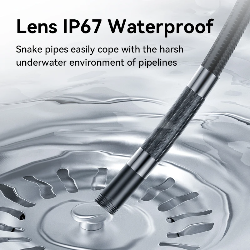 Камера-эндоскоп с шарнирным соединением 4 3 дюйма HD 1080P IP67