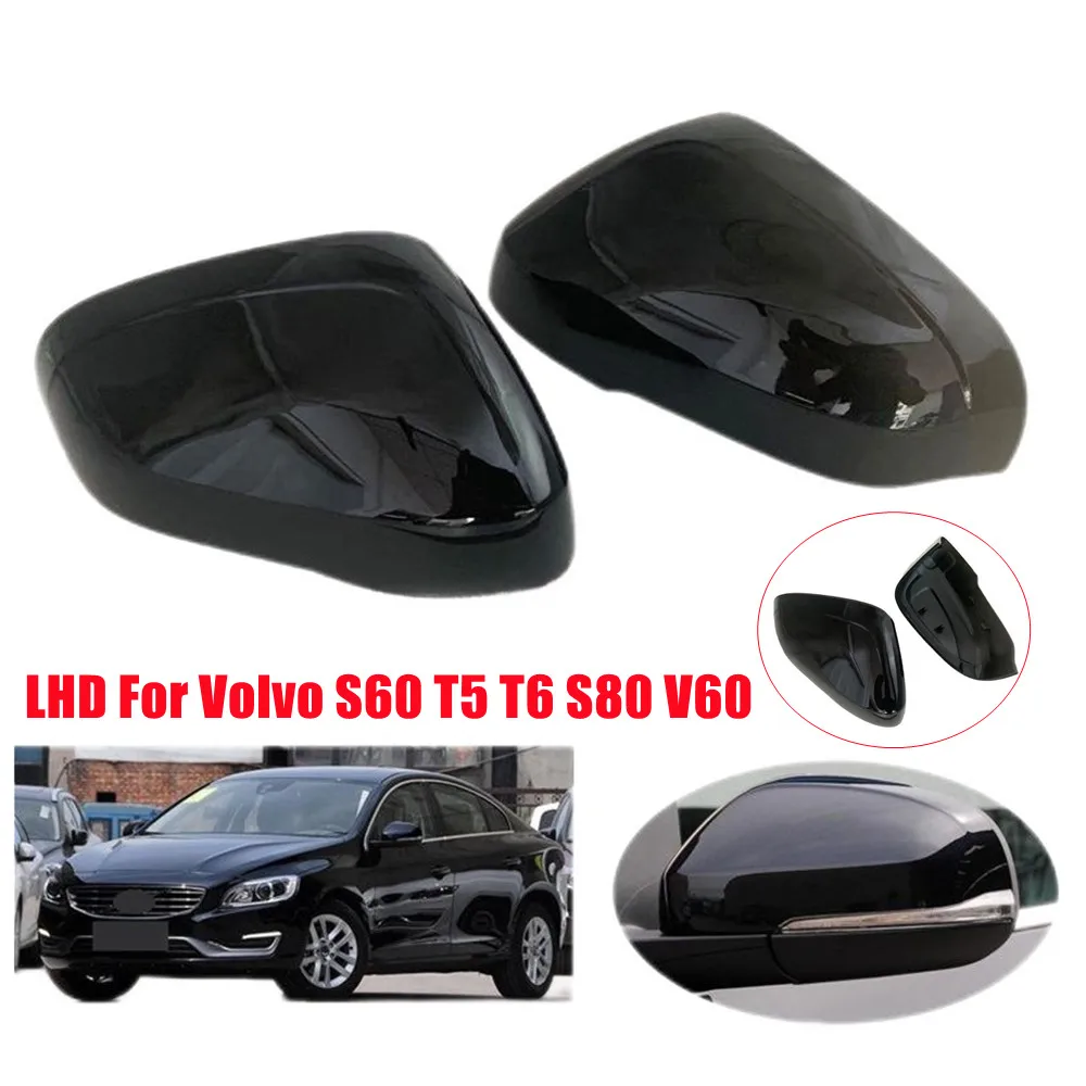 

LHD для Volvo S60 T5 T6 S80 V60 2012-2016 Замена автомобиля, крышка бокового зеркала заднего вида, крышка крыла, корпус внешней двери, отделка корпуса