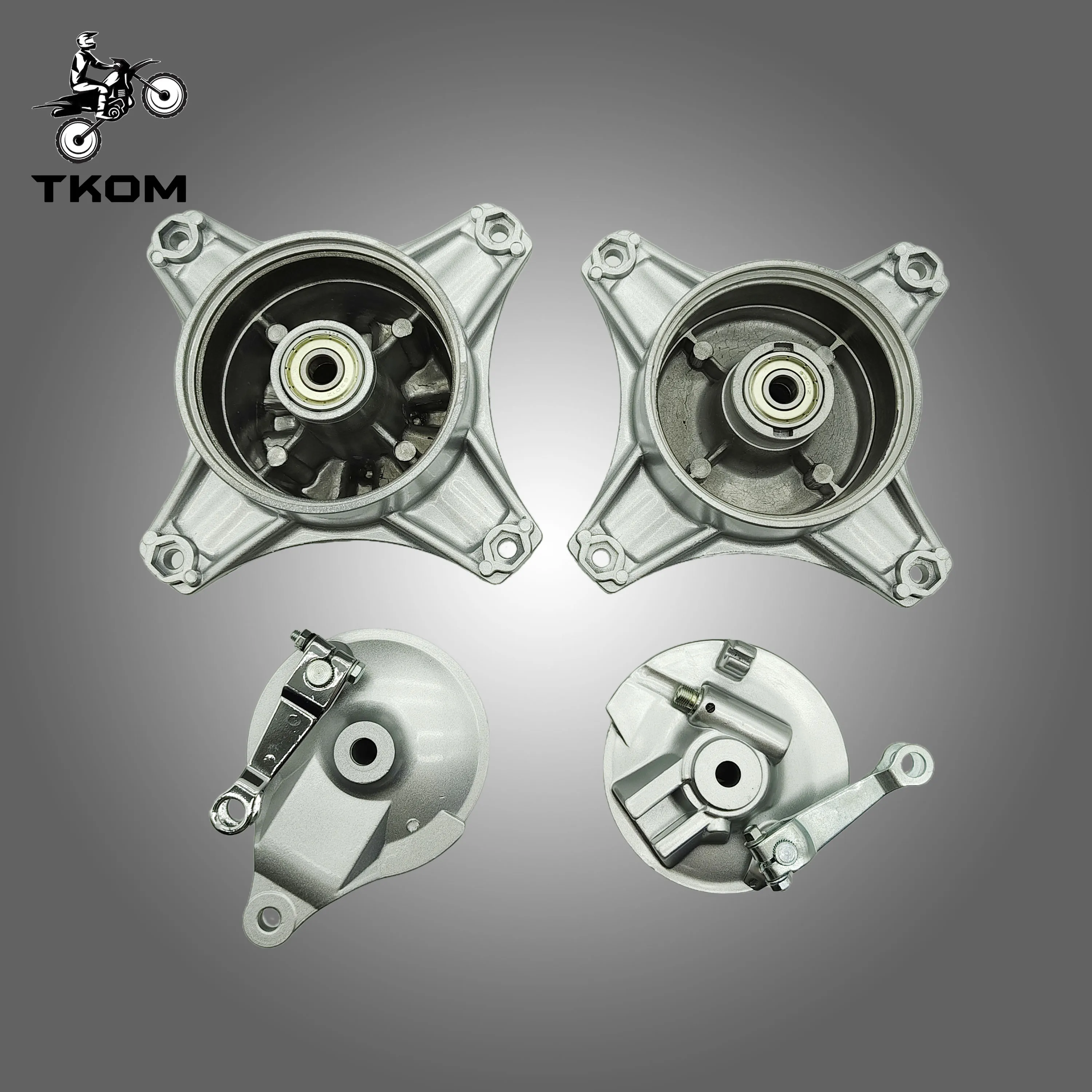 CT70 Передняя и задняя ступица с комплектом тормозных крышек Ступица Барабанные