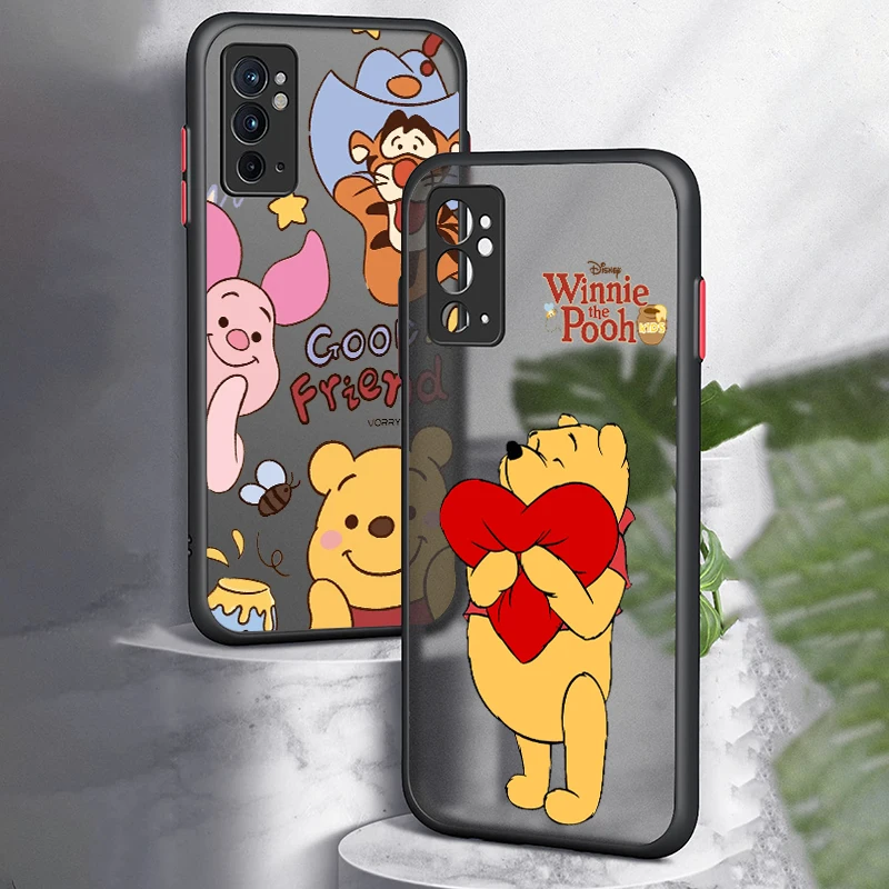 

Disney Eat Honey Pooh For OnePlus Nord CE3 CE2 CE N200 N100 N30 N20 N10 2T Ace 2V Pro Frosted Translucent Phone Case