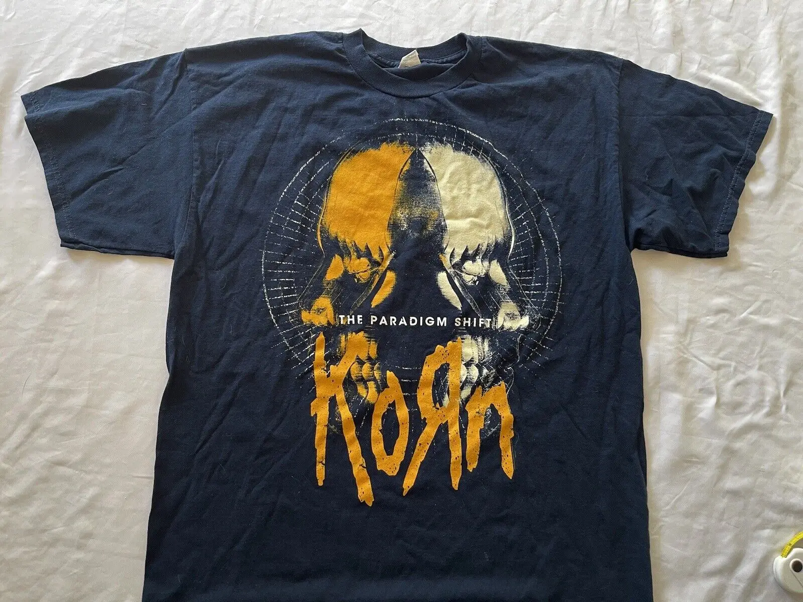 Футболка с изображением переключения парадигмы Korn размер XL синяя