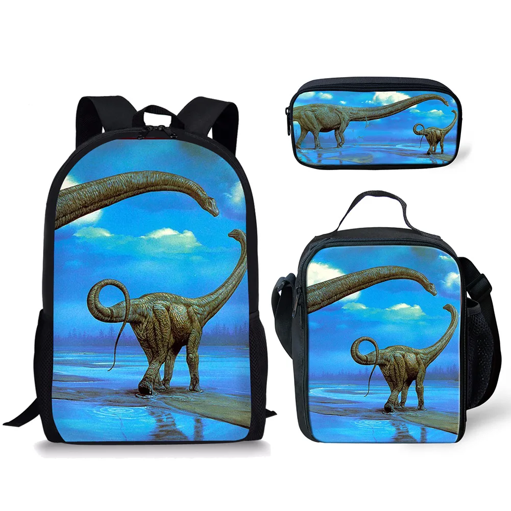 

3 шт./комплект, рюкзак для ноутбука с 3D-принтом