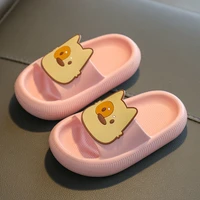 2022 new girls slippers slides kids summer beach sandals cartoon animal pig light kids slippers for bath swimming indoor outdoor