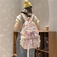 2022 japan and south korea department large capacity middle and high school backpack dyed bag computer travel bag cute backpack