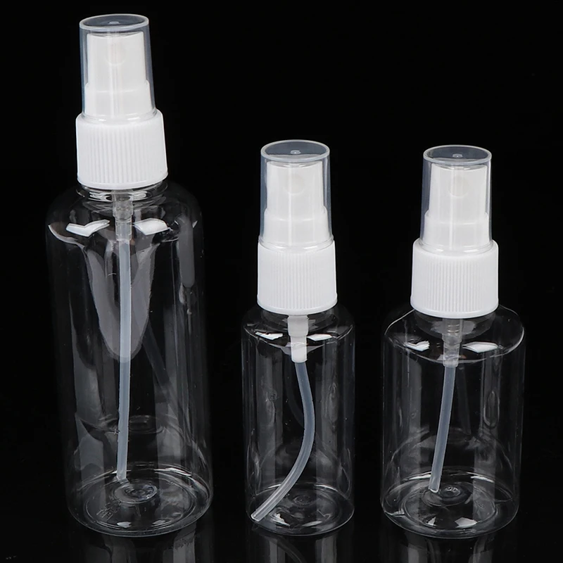 

1Pcs Transparent Empty Spray Bottles 30ml/50ml/100ml Plastic Mini Refillable Container Empty Cosmetic Containers