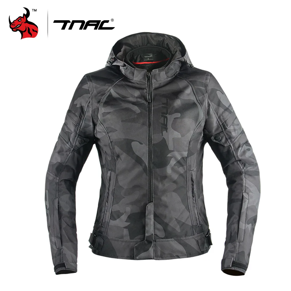 

TNAC Waterproof Motorcycle Jacket Outdoor Motorcycle Riding Jacket Women Motorcycle Riding Protective Jacket Multicolor
