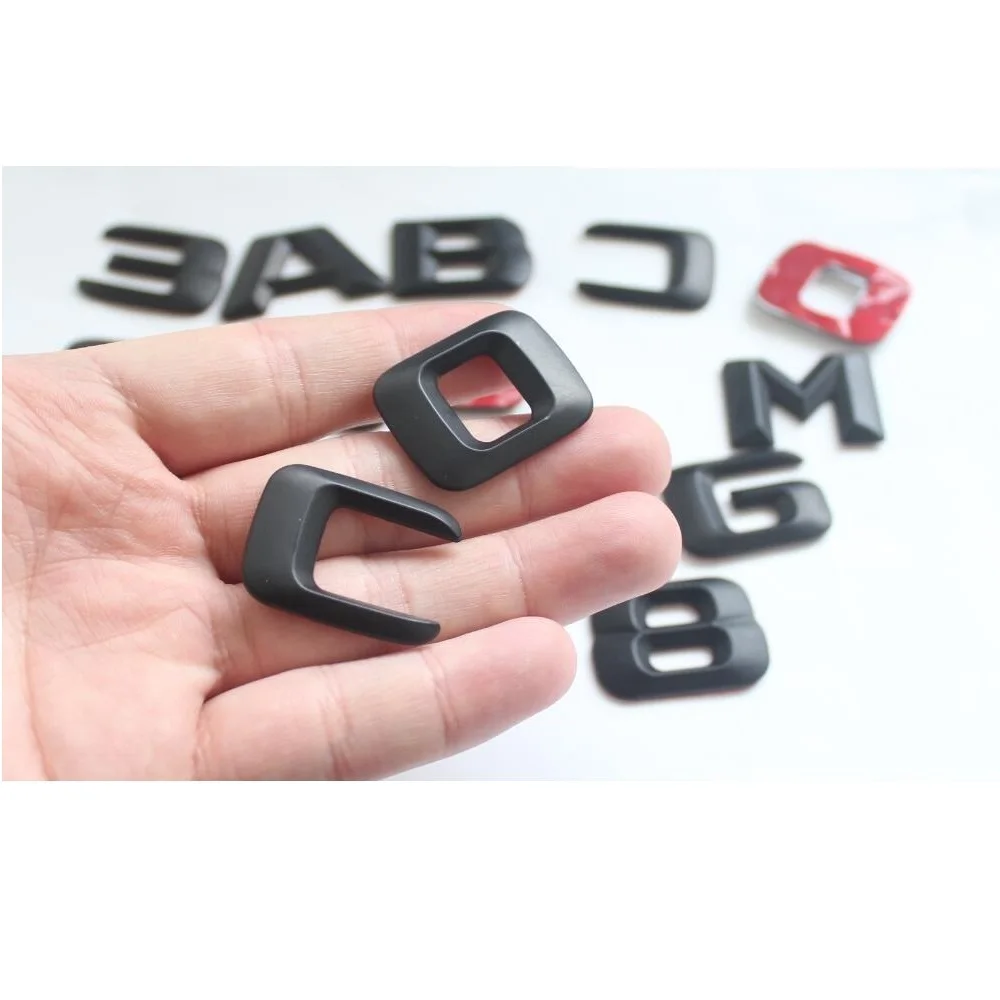 Фото 3D-буквы для эмблем Mercedes-Benz ML55 ML63 AMG ML250 ML280 ML300 ML320 ML350 ML400 ML420 ML430 ML450 ML500 ML550 CDI 4MATIC №4