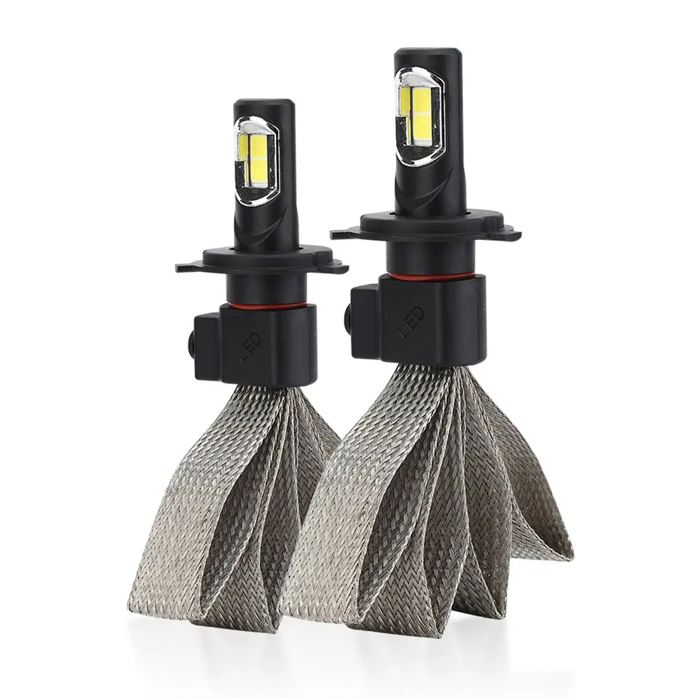 

Single S7 H1 H3 LED car headlights 72W 8000LM 6000K