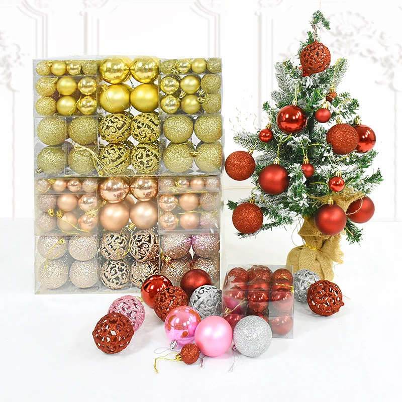 

100 шт., новогодний шар, украшение для ёлки, подвеска для украшения дома, Новогоднее украшение для вечеринки, подарок, 2023