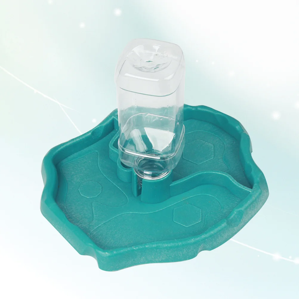 

1PC Reptile and Dish Lizard Dish Automatic Turtle Feeder Turtle Bowl Dish