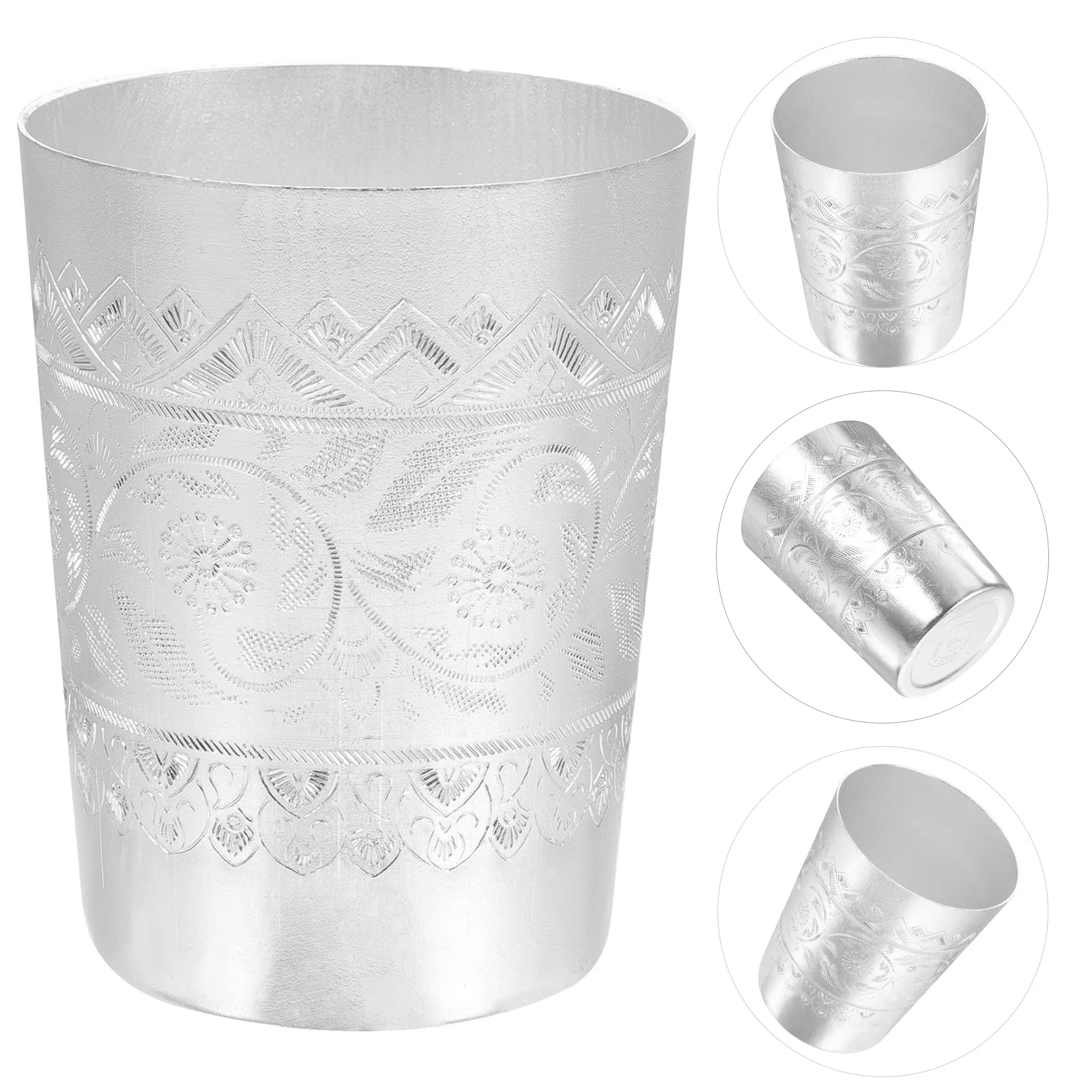 

Cups Metal Shot Sauce Cup Whiskey Vintage Chalice Dish Dipping Seasoning Vessel Tin Dessert Tumbler Tequila Soy Red Sushi