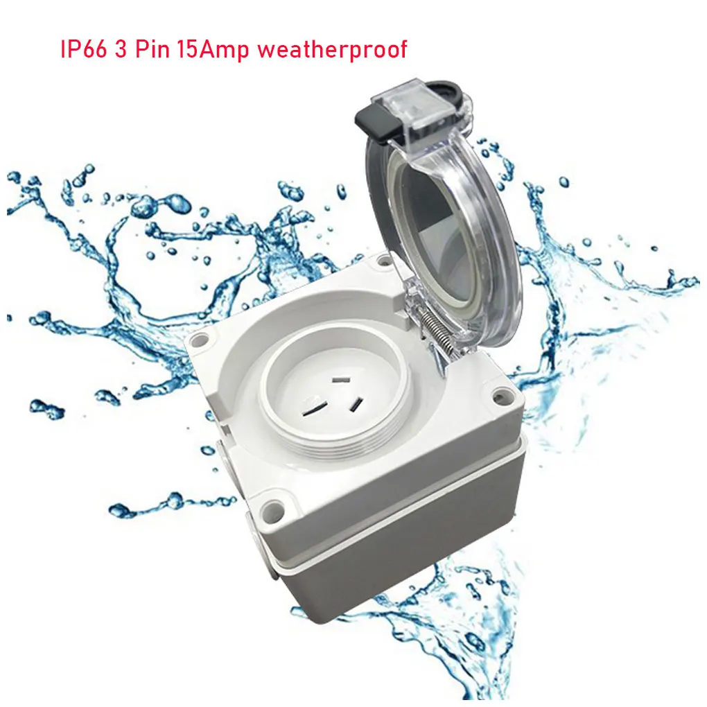 

3P Industrial Socket Universal Waterproof Plugs Plastic Wall Sockets