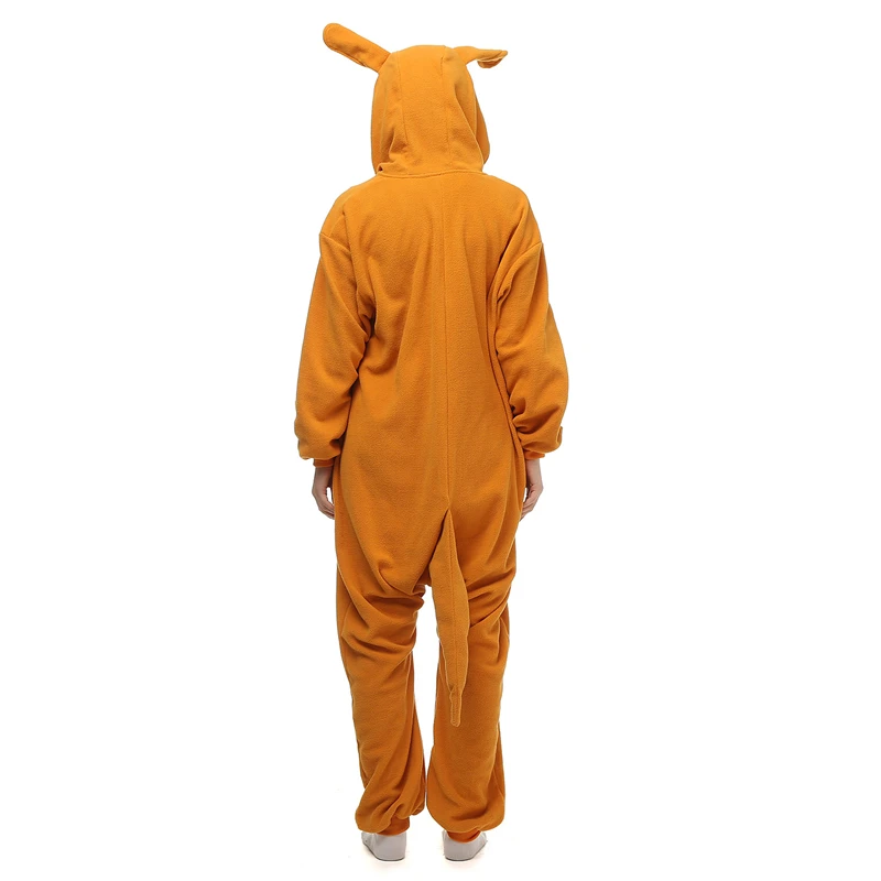 Adult Kangaroo Onesie For Women Men Kigurumi Pyjamas Animal Cartoon Pajama Homewear Halloween Cosplay Party Costume