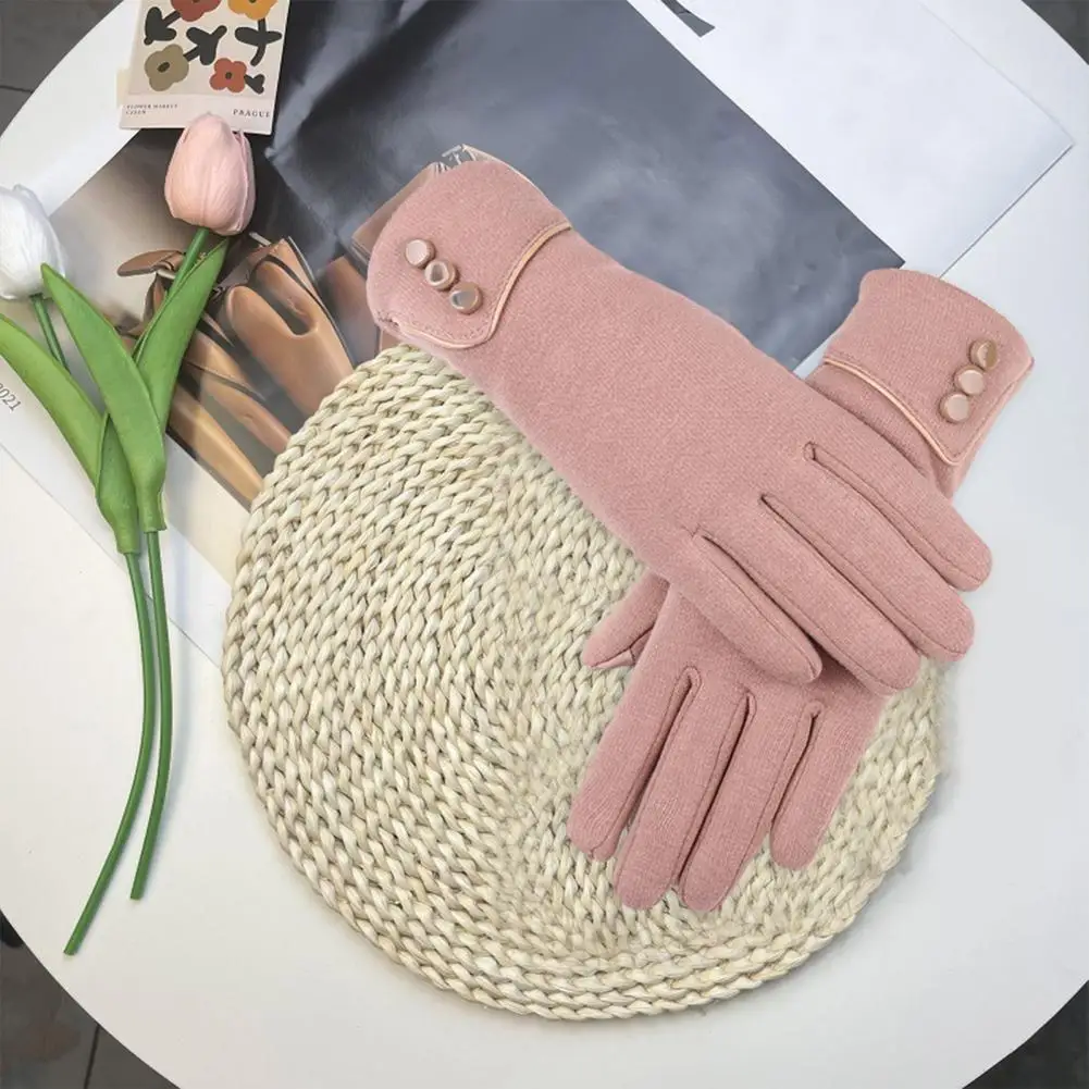 

Cycling Gloves Design Winter Fleece Gloves for Women Cozy Snow Gift with Soft Texture Autumn Warmth Minimalistic Christmas