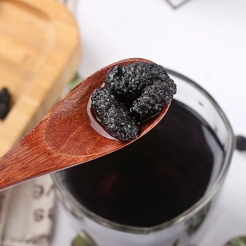 

New 100% Natural Organic Sun Dried Black Mulberries Beauty Health Slimming Gift Festive Party Supplies