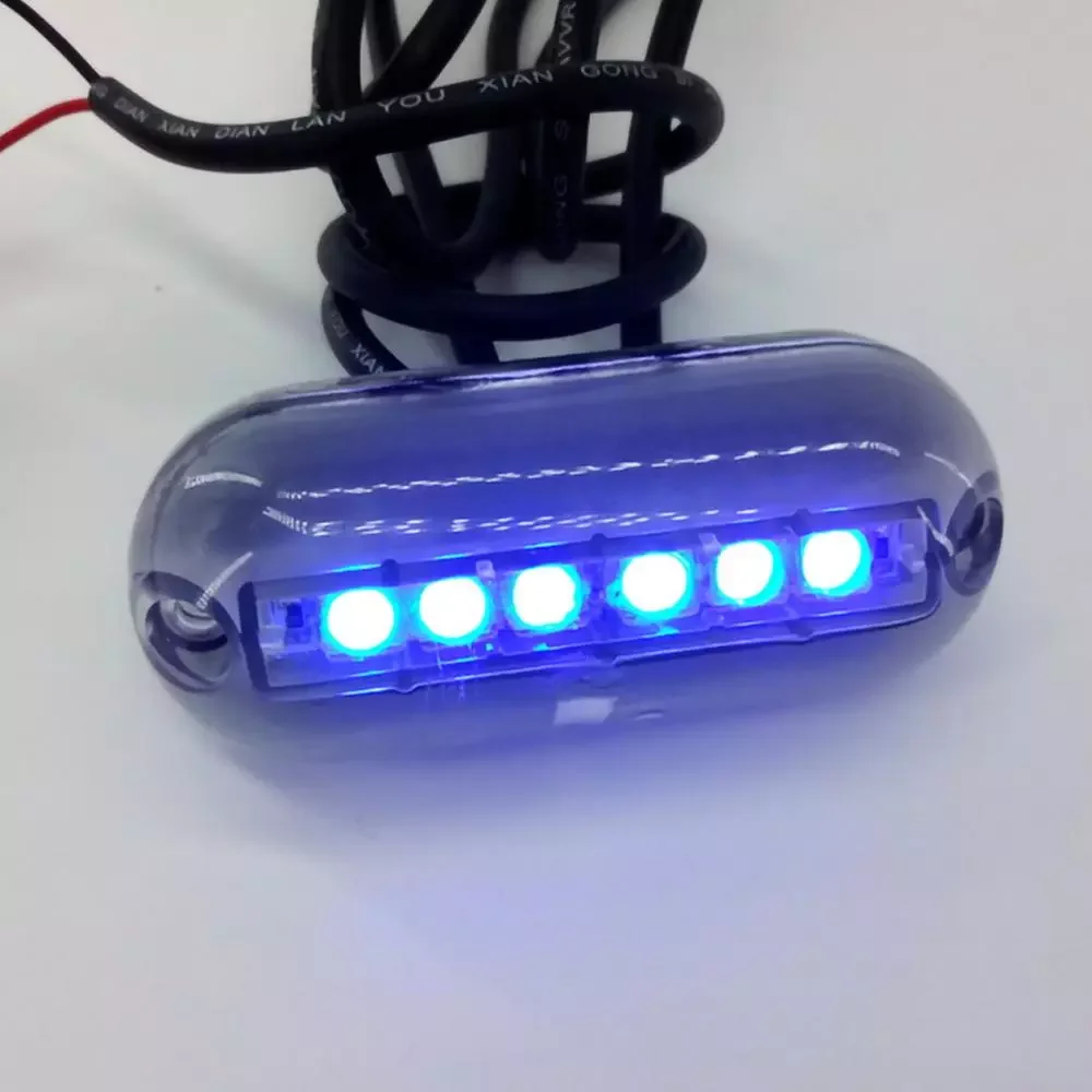 

Yacht LED Underwater Lights 180LM 6LED 12V Waterproof Marine Boat Lighting Fishing Lamp Boat Accessories