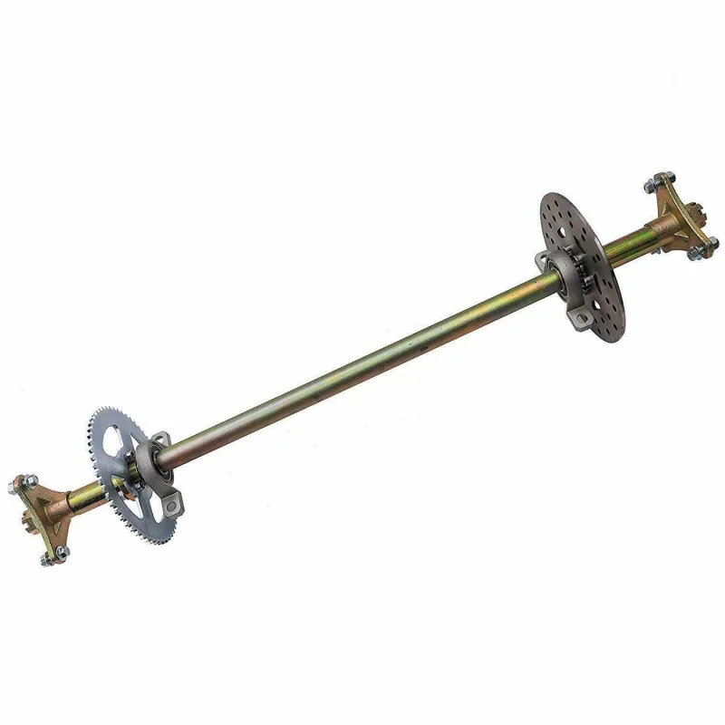

29" Drift Trike Karting Go Kart Rear Live Axle Kit, Sprocket & Hub, Brake Disc