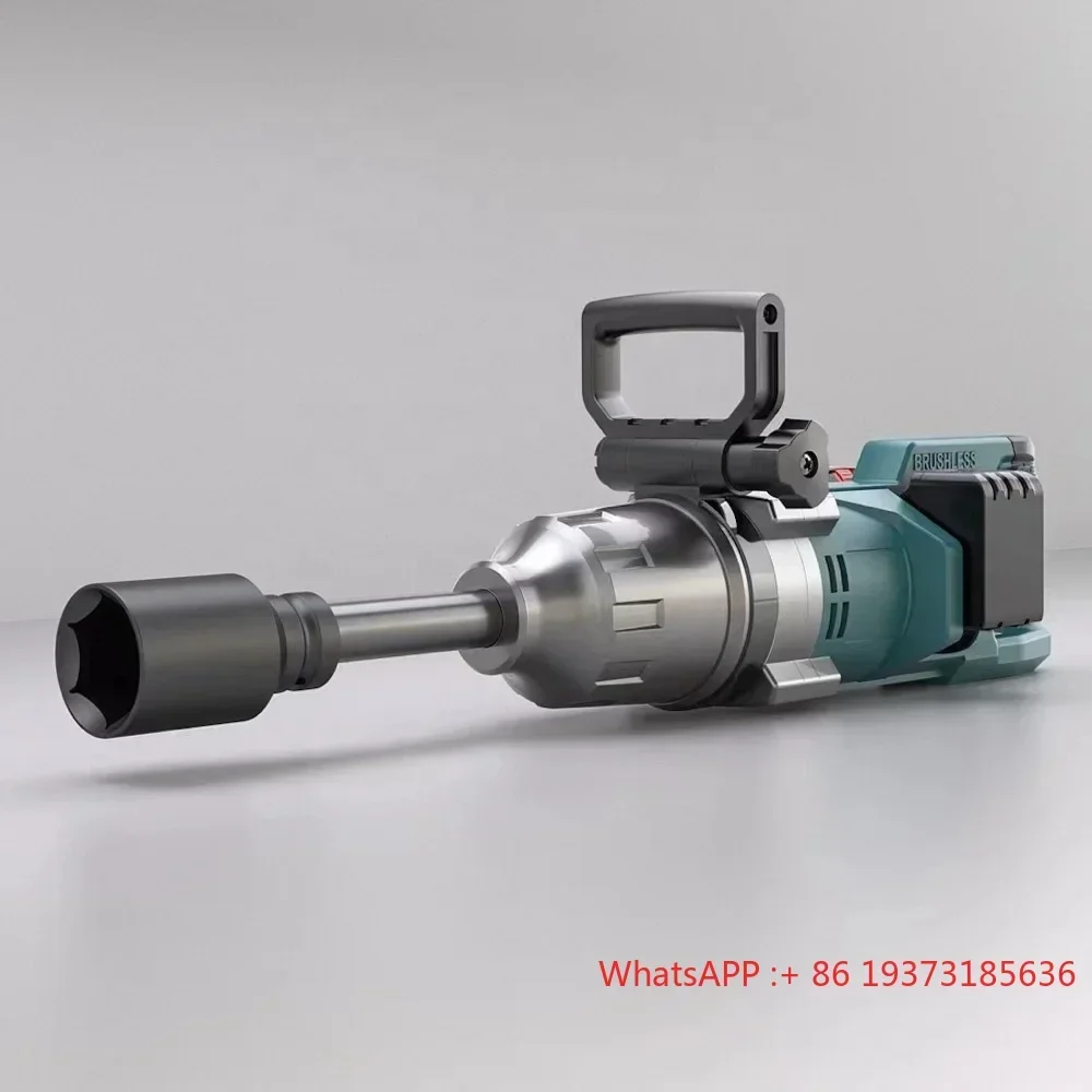 Сверхмощный 1-дюймовый электрический бесщеточный ударный гайковерт 4000 нм 1600 Вт