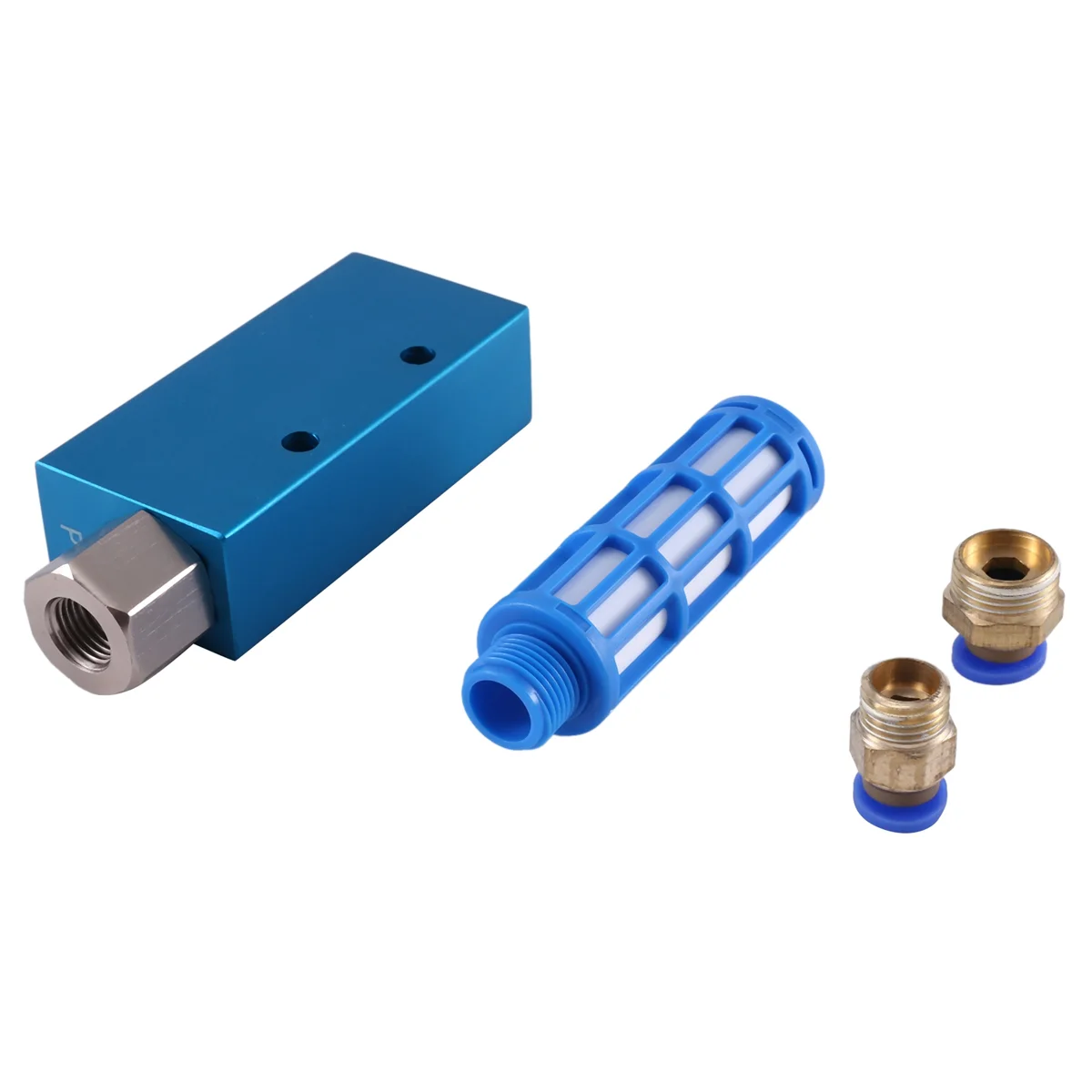

Ejector Fitting Aluminum Alloy Vacuum Generator EV20 Negative Pressure Generator Pneumatic Exhaust
