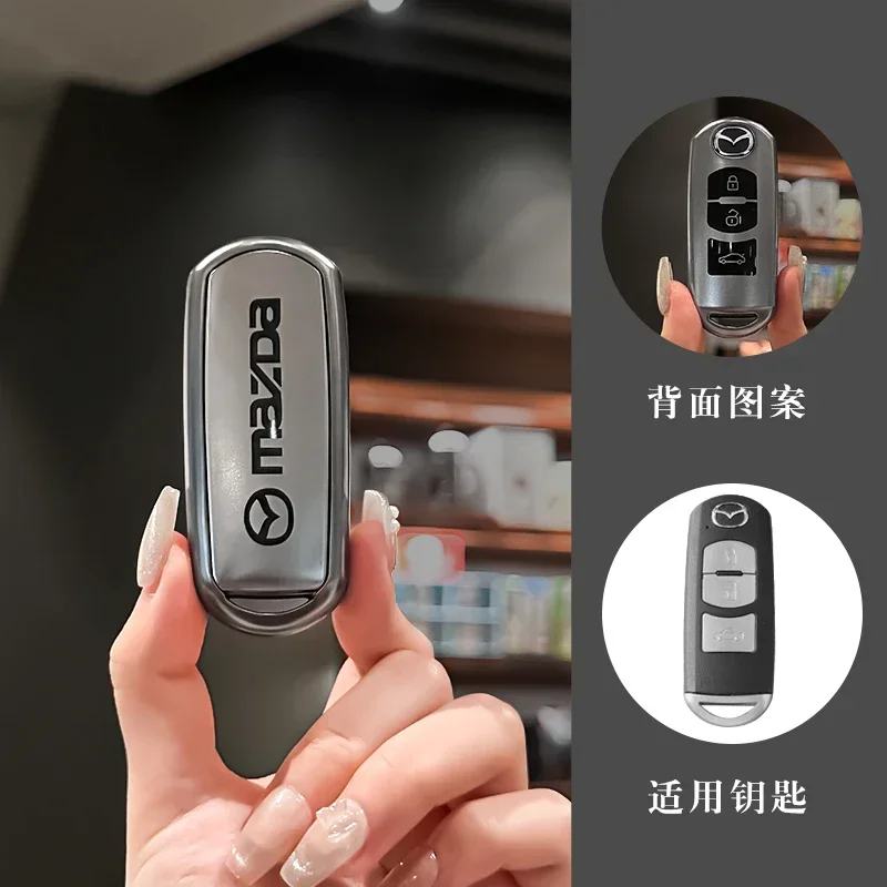 

ТПУ Автомобильный ключ с дистанционным управлением чехол-брелок для Mazda 2 3 5 6 BL BM GJ Atenza Axela Demio чехол CX3 CX-3 CX5 CX7 CX-5 CX8