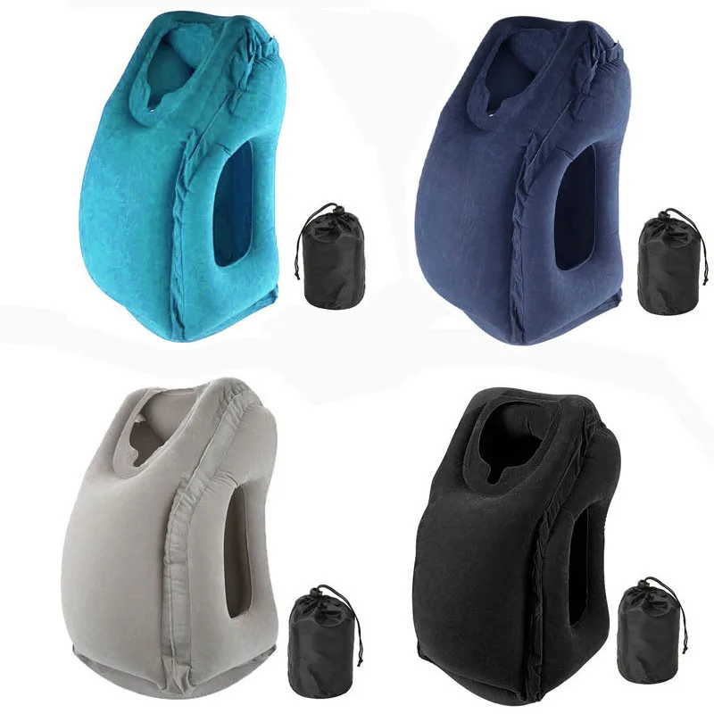 

Foldable Inflatable Pillow Portable Outdoor Long-distance Travel Lying Sleeping Artifact Office Camping Nap Rest Neck Pillows