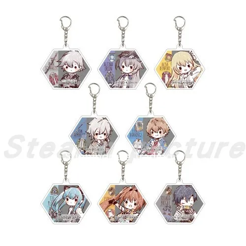 

The Legend of Heroes Trails of Cold Steel IV THE END OF SAGA Keychain Figure Doll Acrylic Keyring Bag Pendant