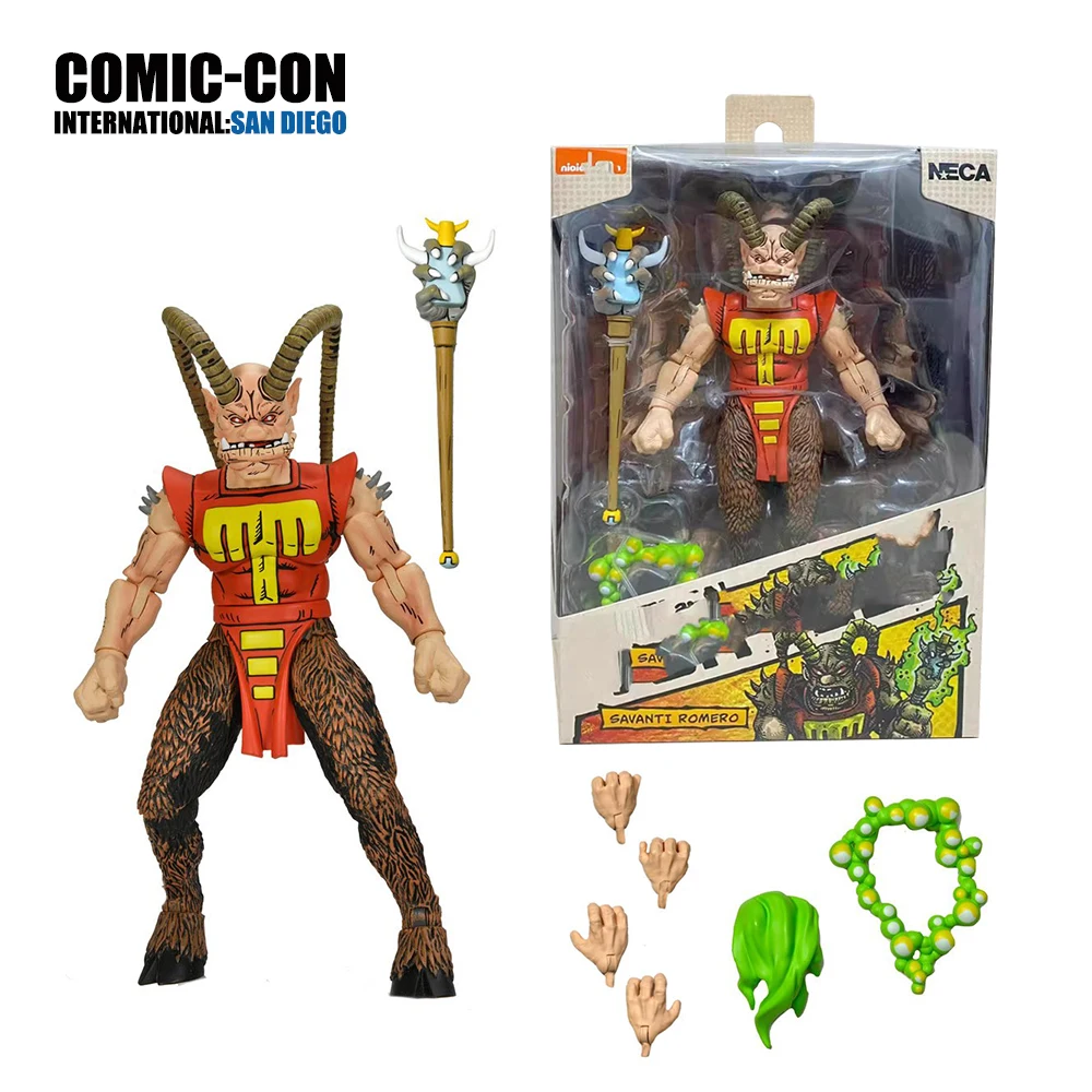 NECA Teenage Mutant Ninja Turtles Mirage Comics Savanti Romero 7-дюймовая фигурка 100% оригинальная модель