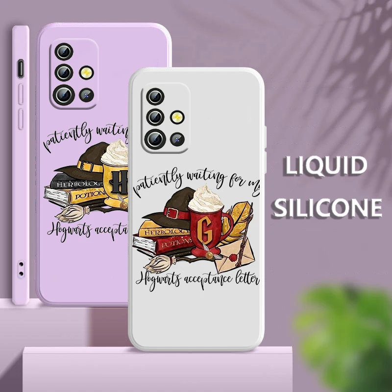 

Hermione Granger P-potters For Samsung A04 S A71 A51 A42 A41 A30 A32 A21S A12 A11 A01 A02 4G 5G Liquid Rope Phone Case