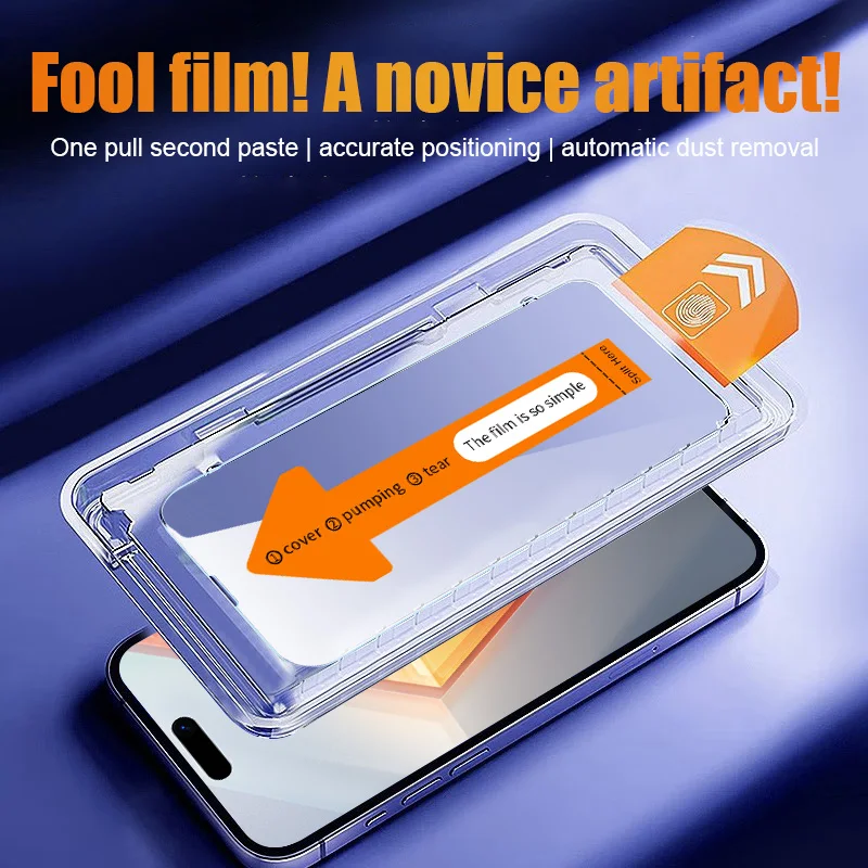 4 шт. защитная пленка из закаленного стекла для iPhone 15 14 Plus 13 12 Pro Max 11 XR XS