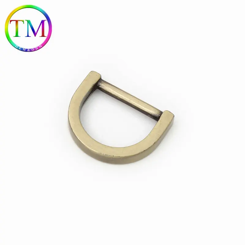 10-50Pcs Top Quality Metal Flat D Ring Clasps Bag Strap Pressure Casting Connector Buckles Handbag Hardware Accessoriess
