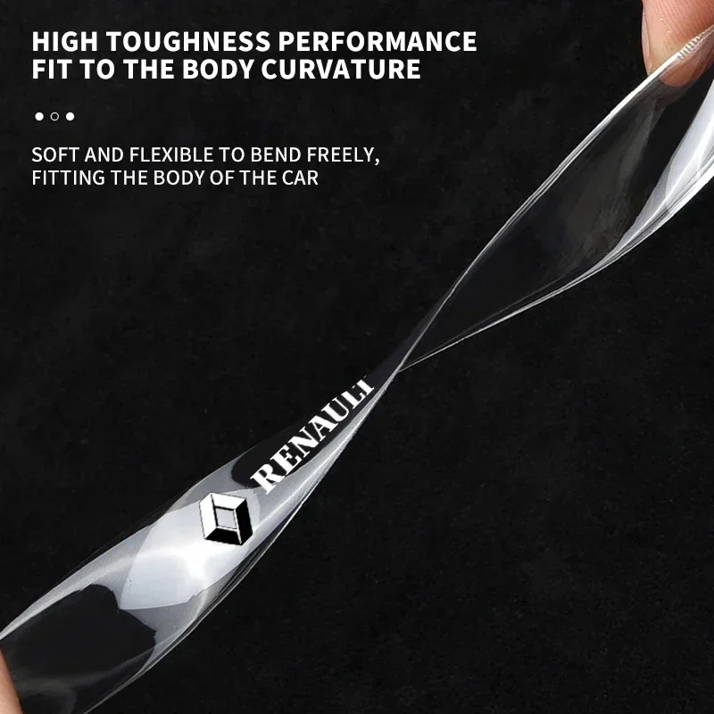 4 шт. защитная пленка для дверной ручки автомобиля Renault Megane 2 Duster Logan Captur Clio Laguna 3