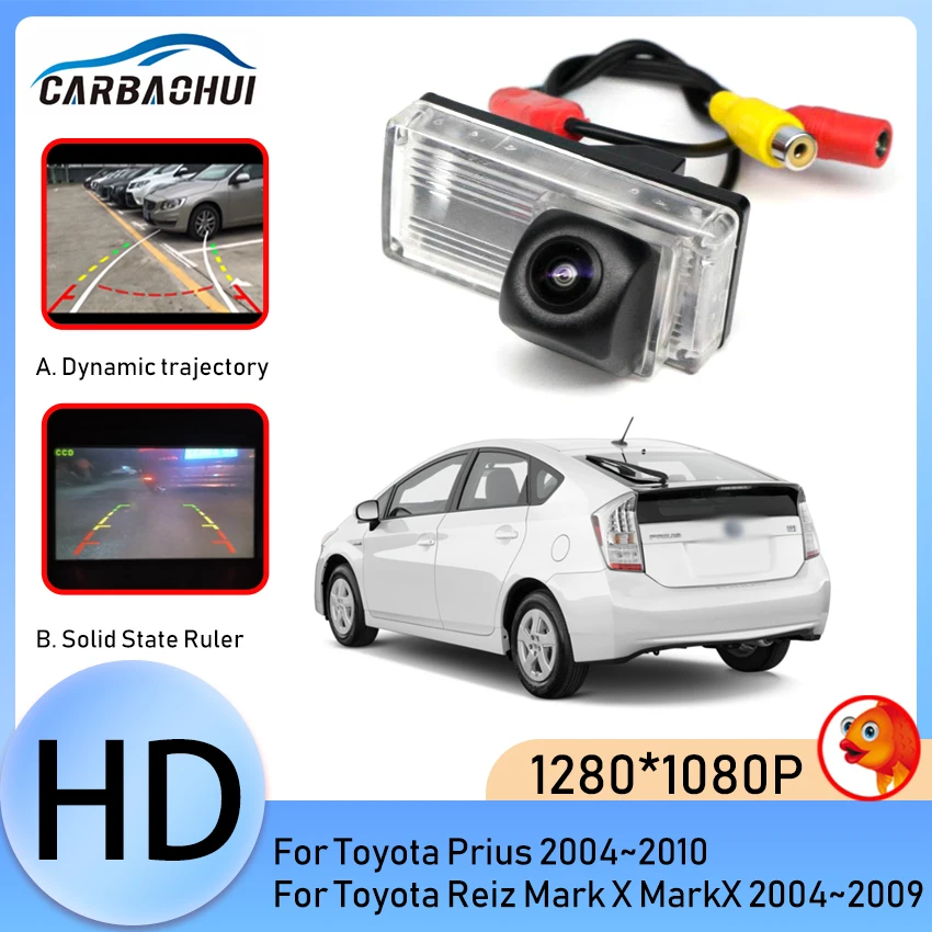 170 градусов HD CCD 1280x1080P специальная камера заднего вида для автомобилей Toyota Prius 2004 ~