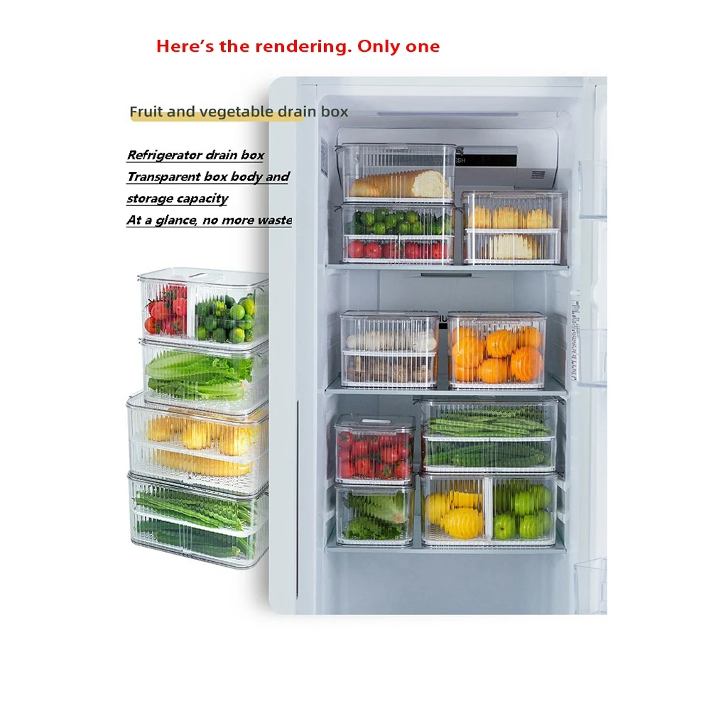 Контейнеры для хранения в холодильнике Produce Saver фруктов и овощей с регулируемым