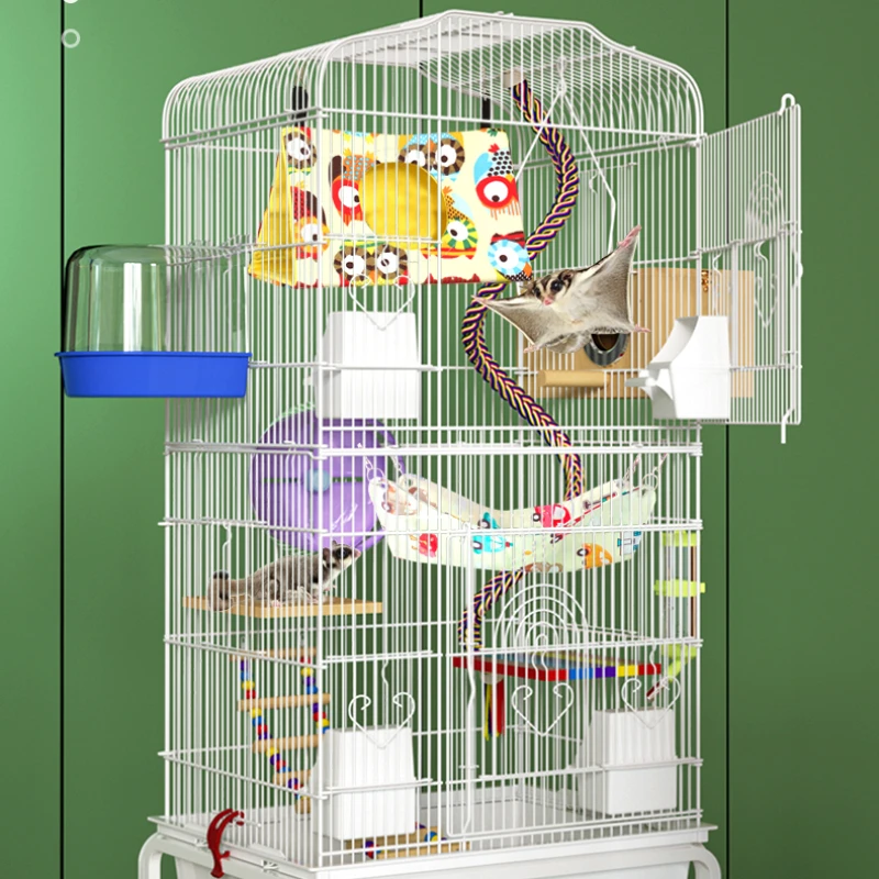 

Budgie Decoration Bird Cages Feeder Portable Accessories Large Pigeon Bird Cages Outdoor Garden Cage Oiseau Pet Products SR50BC