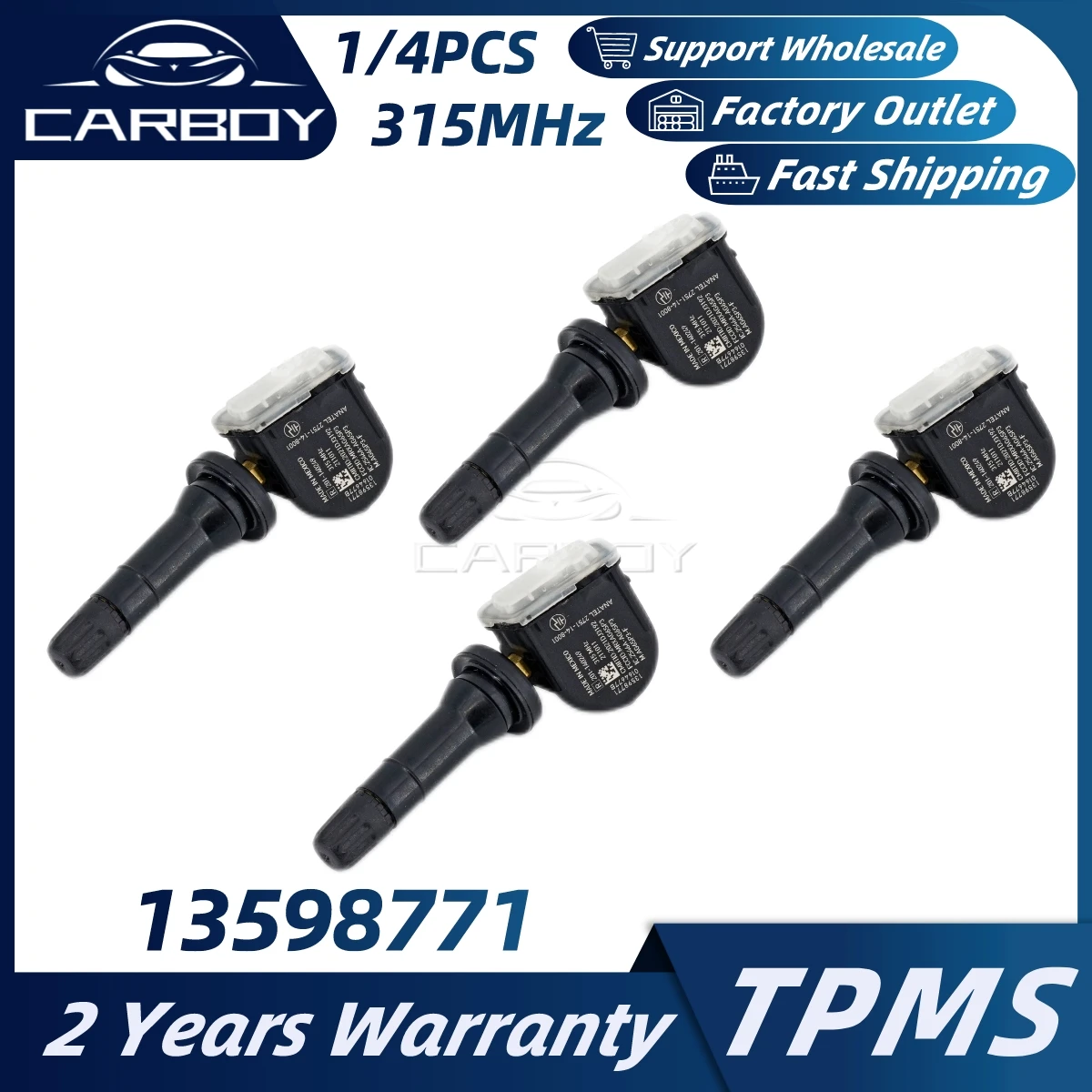 13598771 TPMS датчик давления в шинах для Buick LaCrosse Chevrolet Malibu Cadillac CTS Pontiac G3 GMC Yukon Saturn внешний вид