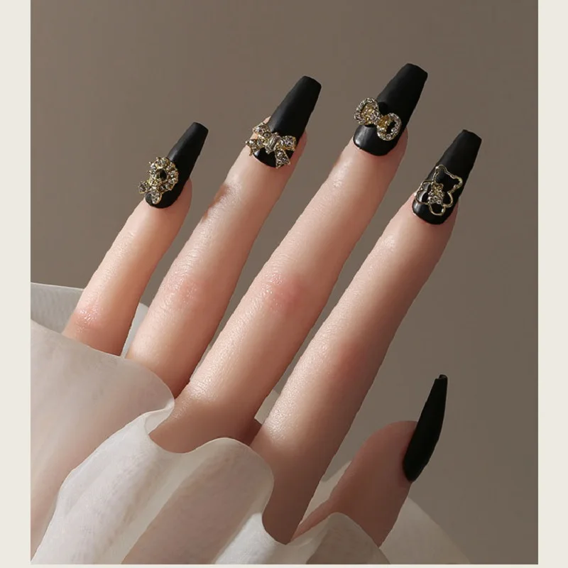 

10 шт. роскошные рождественские украшения для ногтей искусственная 3D Гирлянда Венок бант хрустальный дизайн ногтей ювелирные изделия самодельные Украшения для ногтей материалы для маникюра