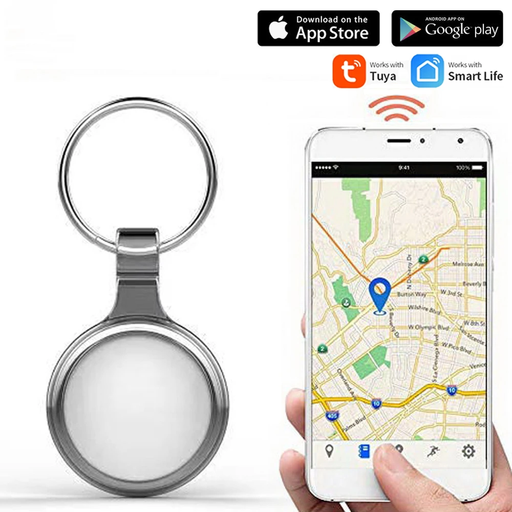 

Tuya Smart Life APP Bluetooth Compatible Mini KeyFinder Smart Tag GPS Tracker Bag Pet Finder Key Locator Wallet Anti-lost Device