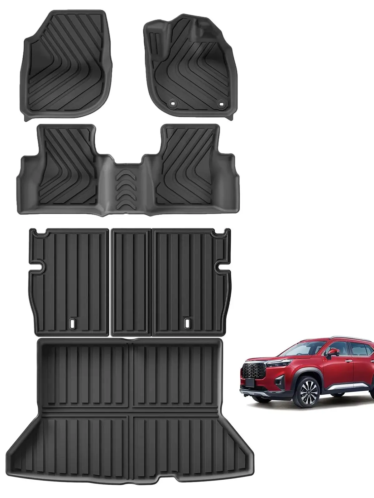 

Автомобильные коврики RHD для Honda WR-V WRV 2025, накладка на багажник, TPE 3D, водонепроницаемые защитные автомобильные аксессуары