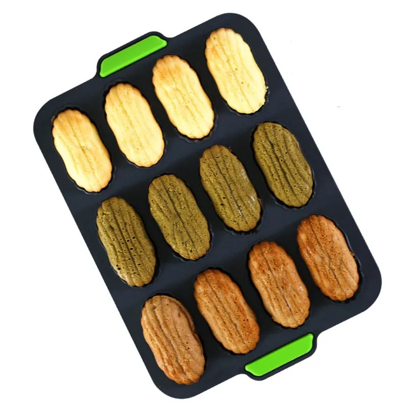 

Силиконовая форма для торта с 12 отверстиями, домашняя антипригарная форма для багета, хлеба, булочек, сковорода, инструменты для выпечки