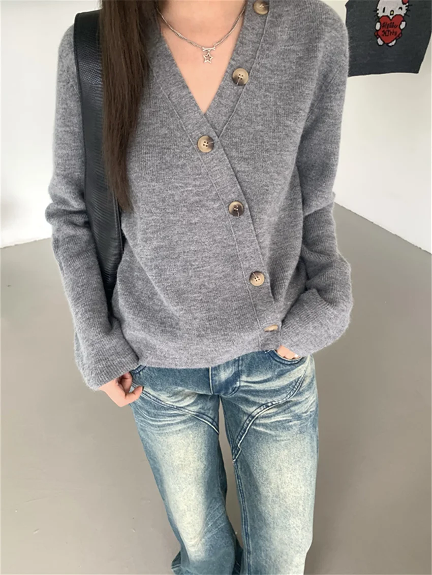 Alien Kitty 2023 осенние однотонные пальто тонкие женские удобные универсальные