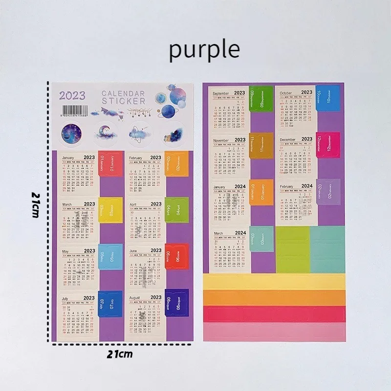 

Набор стикеров для календаря Hopk