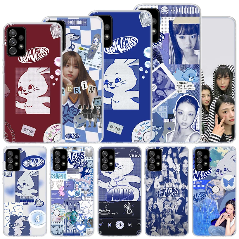 Kpop Soft Case For Samsung Galaxy A51 A71 A50 A70 A21s Phone Cover A30 A20e A10 A31 A41 A6 A7 A8 A9 Shell Coque